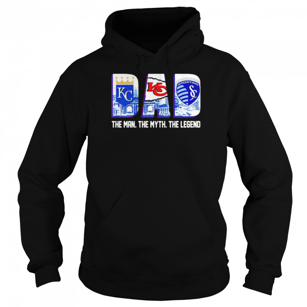 Kansas City Dad The Man The Myth The Legend Shirt 4 » Cool Gifts for You - Mfamilygift Kansas City Dad The Man The Myth The Legend Shirt 4