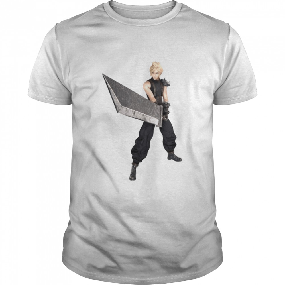 Kuraudo Sutoraifu Final Fantasy 35Th Anniversary Vii Shirt