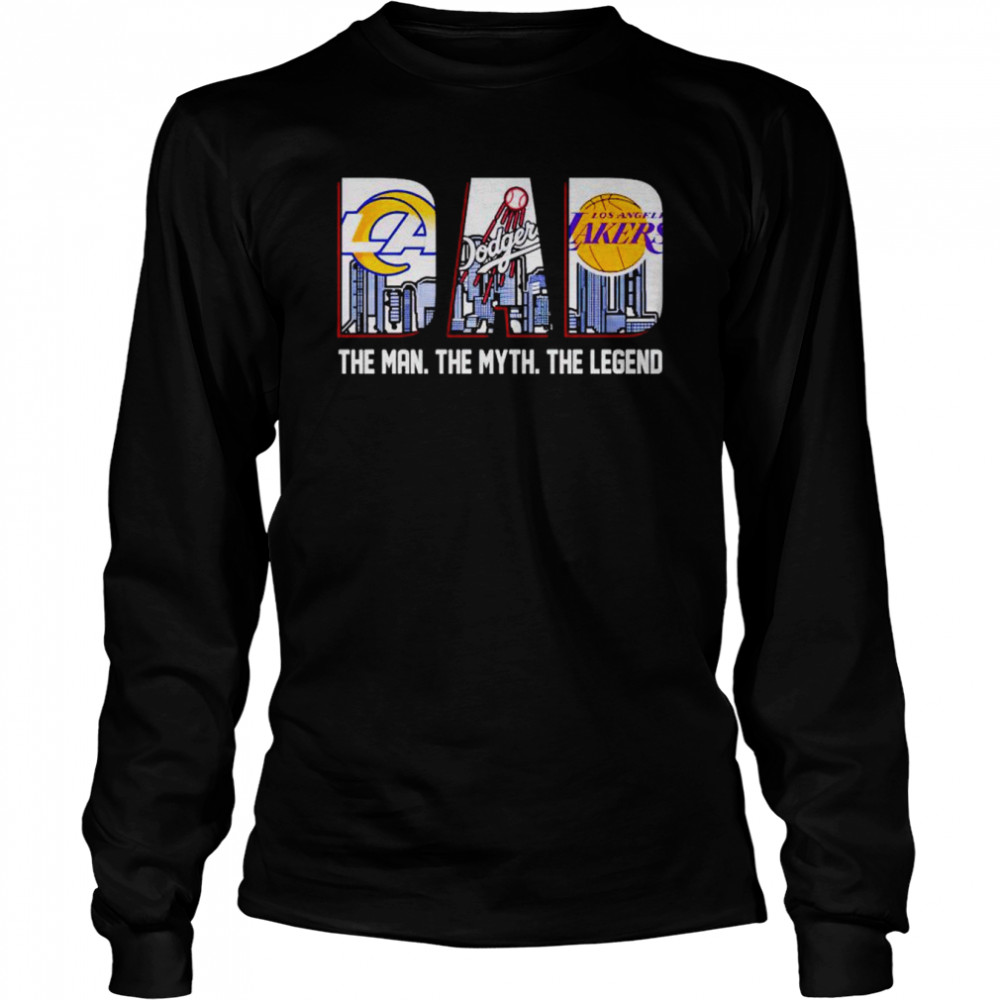 Los Angeles City Dad The Man The Myth The Legend Shirt 2 » Cool Gifts for You - Mfamilygift Los Angeles City Dad The Man The Myth The Legend Shirt 2