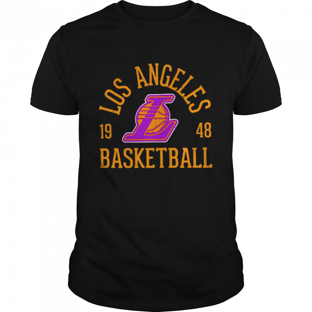 Los Angeles Lakers Majestic Threads Ball Hog Logo Shirt