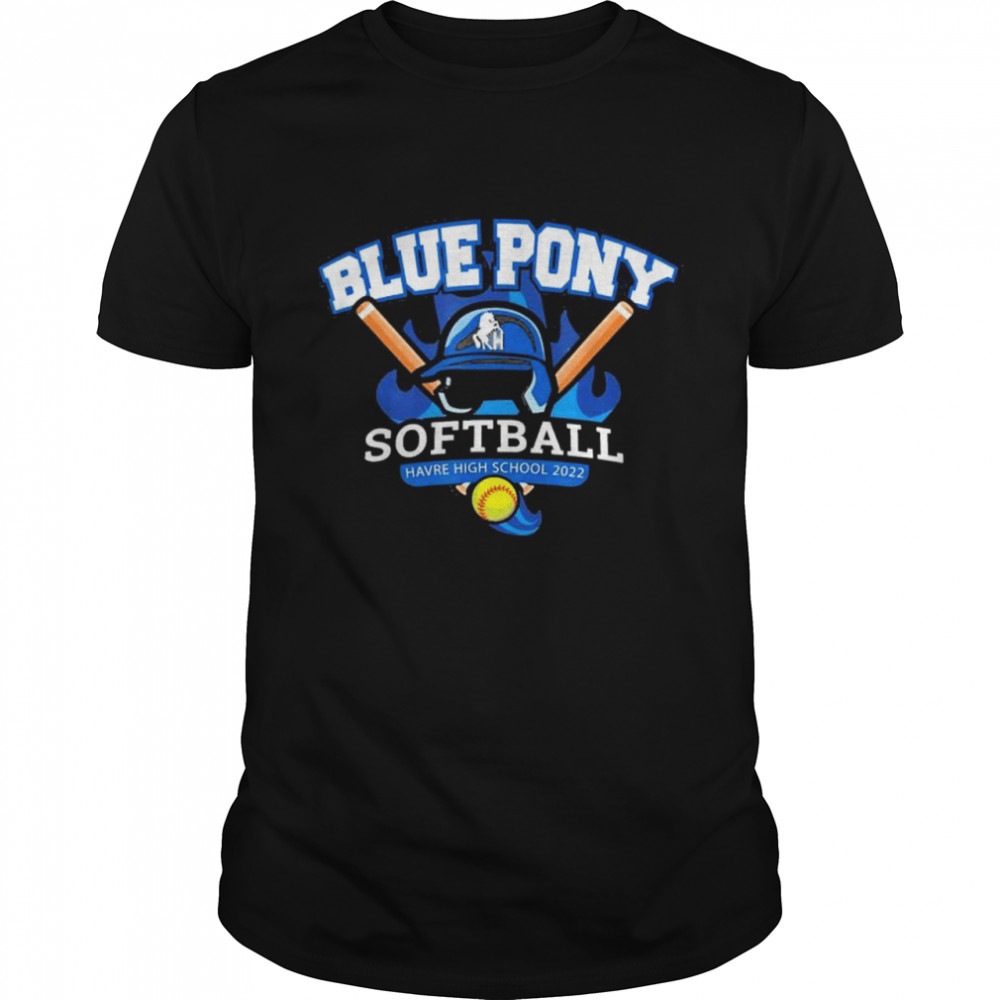 Loud And Proud Blue Pony Softball Shirt Loud And Proud Blue Pony Softball Shirt