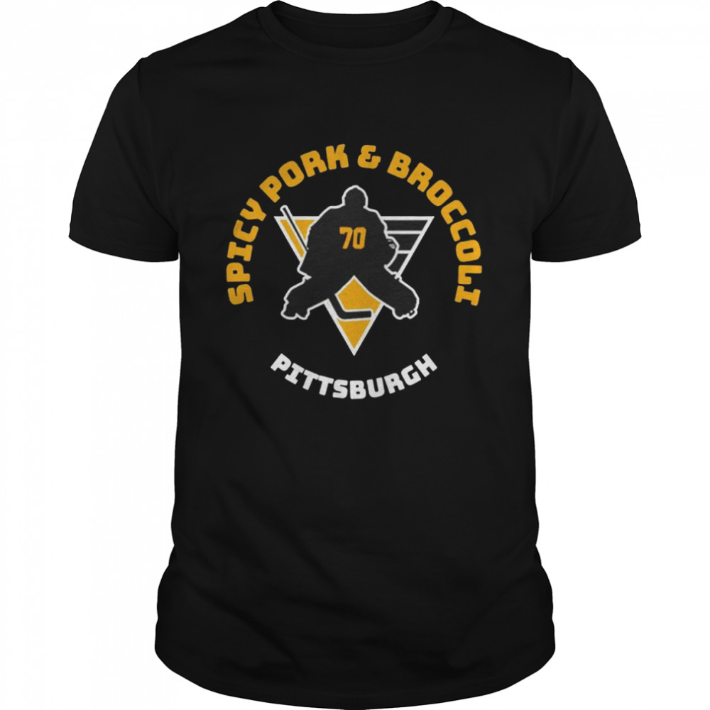 Louis Domingue Pittsburgh Penguins Spicy Pork And Broccoli Shirt