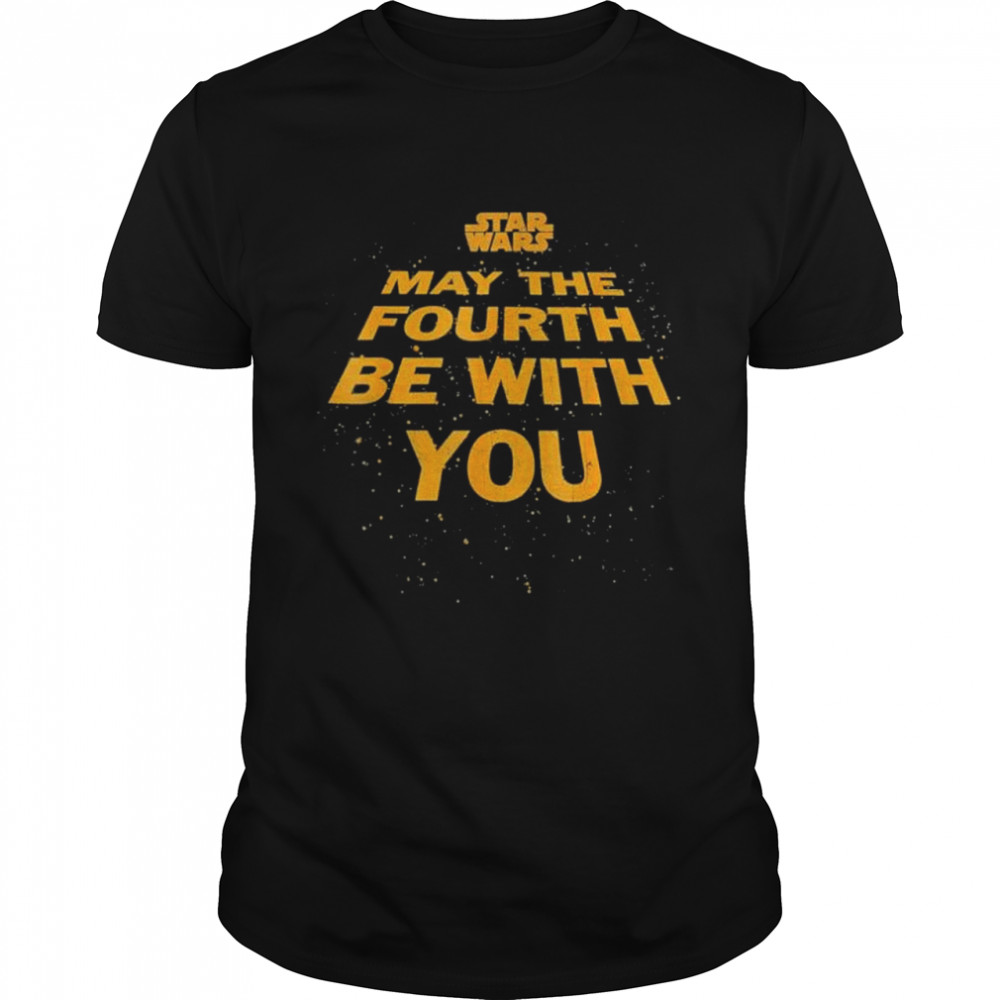 May The Fourth Be With You Tilted Logo Poster Shirt May The Fourth Be With You Tilted Logo Poster Shirt