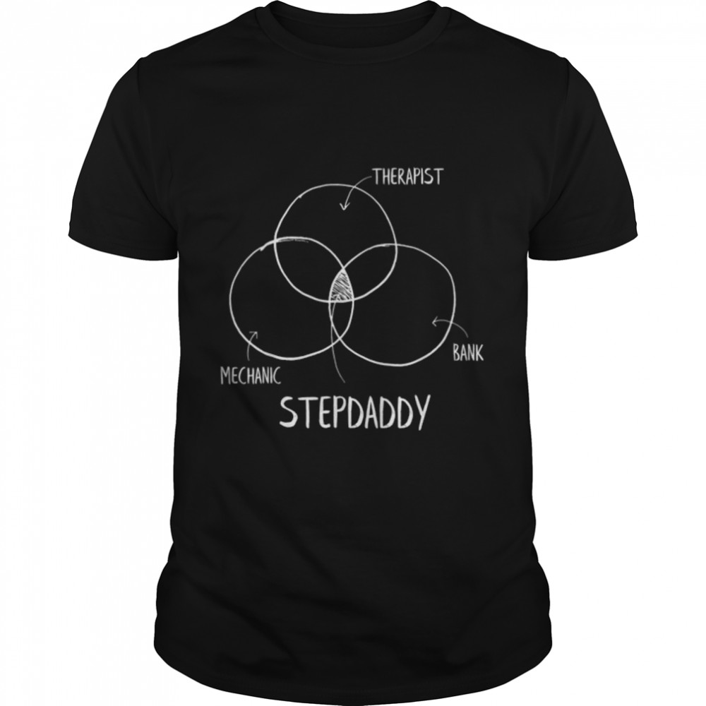 Mens Funny Gift For Fathers Day Tee – Mix Of Things Stepdaddy T-Shirt B09zf46k6s
