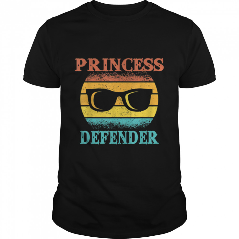 Mens Funny Tee For Fathers Day Princess Defender Of Daughters T-Shirt B09zkxk5sk