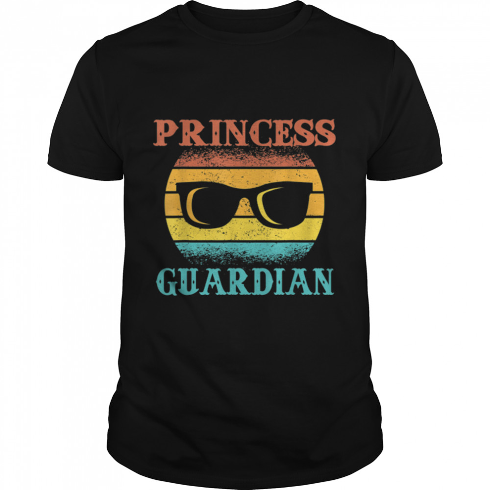 Mens Funny Tee For Fathers Day Princess Guardian Of Daughters T-Shirt B09zl24hp4