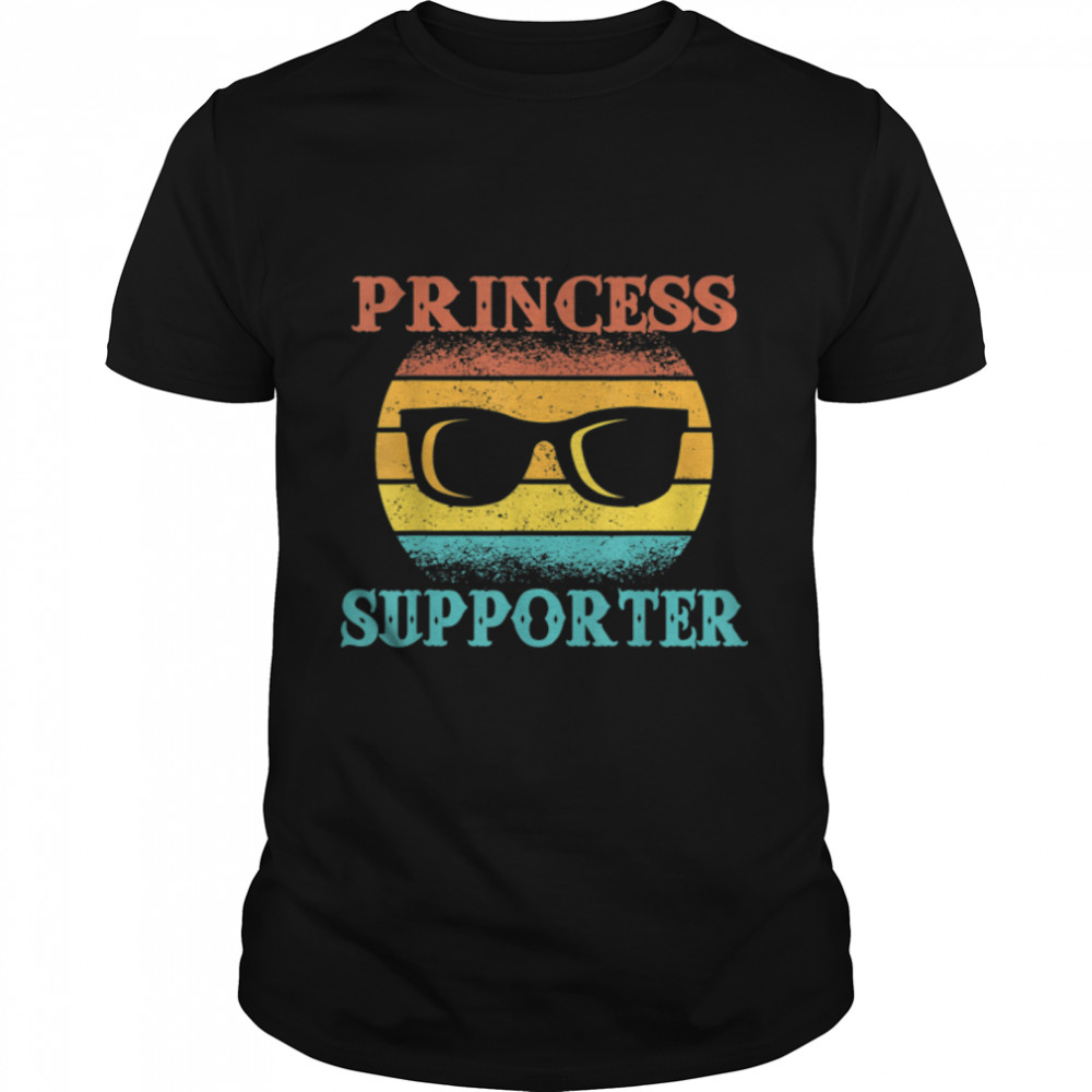 Mens Funny Tee For Fathers Day Princess Supporter Of Daughters T-Shirt B09zkyzh63