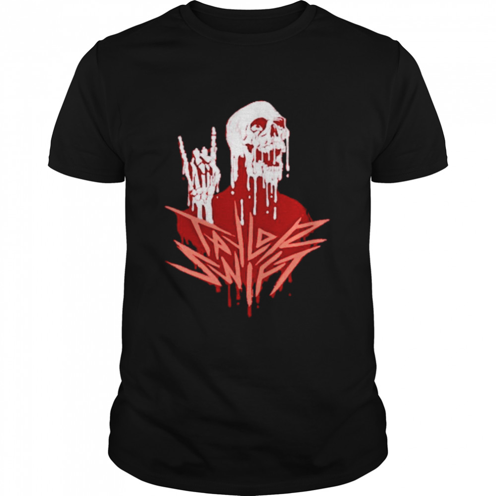 Metal Mash Up Band Skeleton Shirt