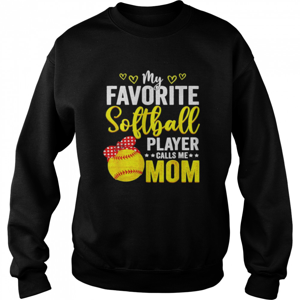 My Favorite Softball Player Calls Me Mom Softball Lover Shirt 3 » Cool Gifts for You - Mfamilygift My Favorite Softball Player Calls Me Mom Softball Lover Shirt 3