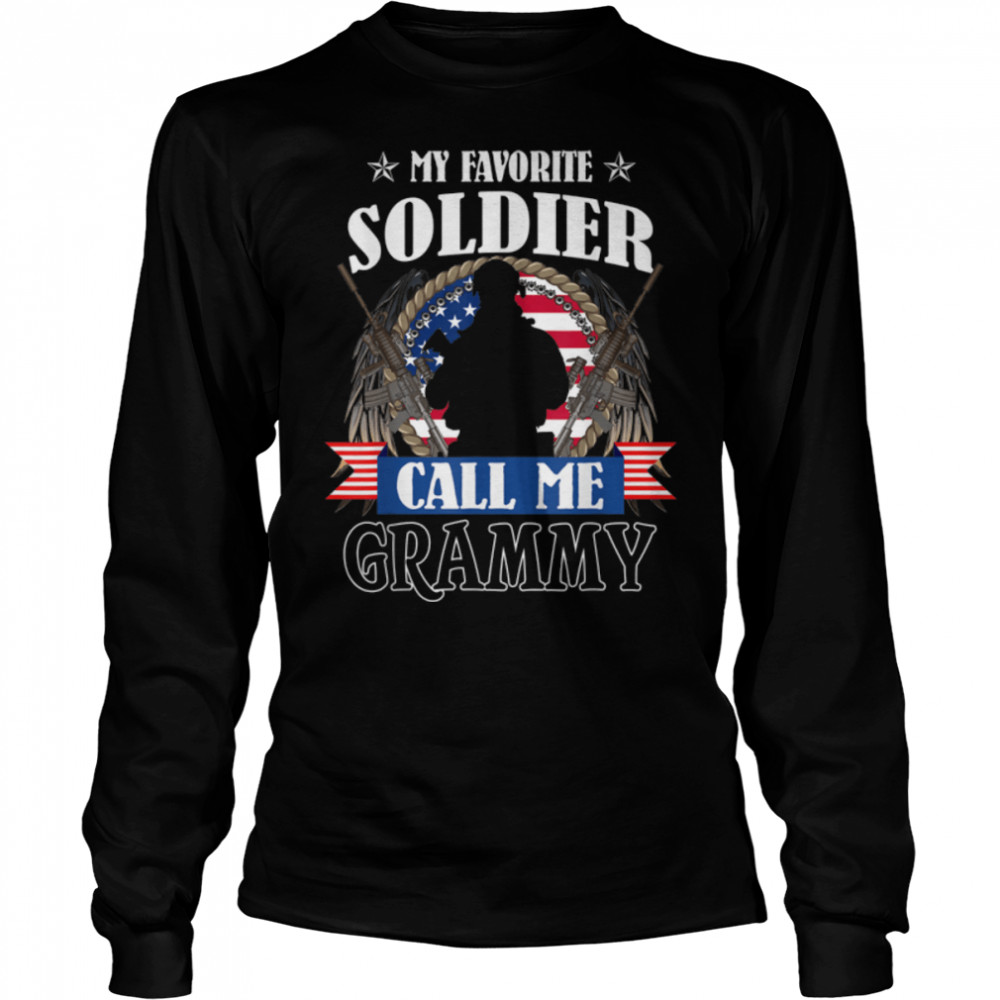 My Favorite Soldier Calls Me Grammy Proud Army Grammy T-Shirt B09zdnp825 2 » Cool Gifts for You - Mfamilygift My Favorite Soldier Calls Me Grammy Proud Army Grammy T-Shirt B09zdnp825 2