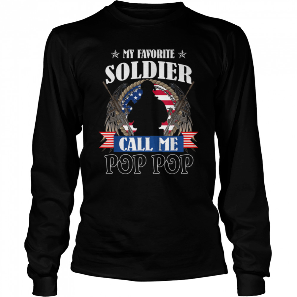 My Favorite Soldier Calls Me Pop Pop Proud Army Pop Pop T-Shirt B09zd4trnj 2 » Cool Gifts for You - Mfamilygift My Favorite Soldier Calls Me Pop Pop Proud Army Pop Pop T-Shirt B09zd4trnj 2