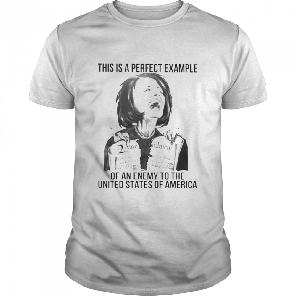 Nancy Pelosi This Is A Perfect Example Of An Enemy To The Us Shirt Nancy Pelosi This Is A Perfect Example Of An Enemy To The Us Shirt