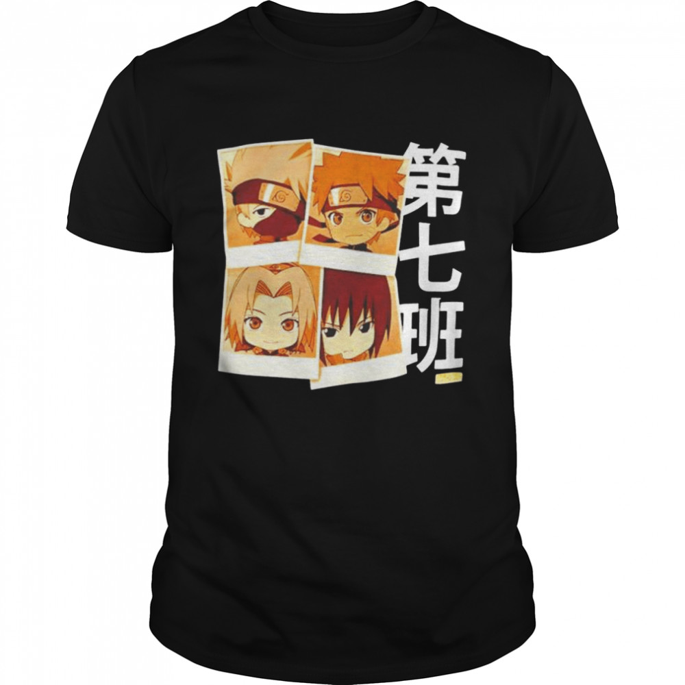 Naruto Shippuden Nendoroid Team 7 Photos Shirt