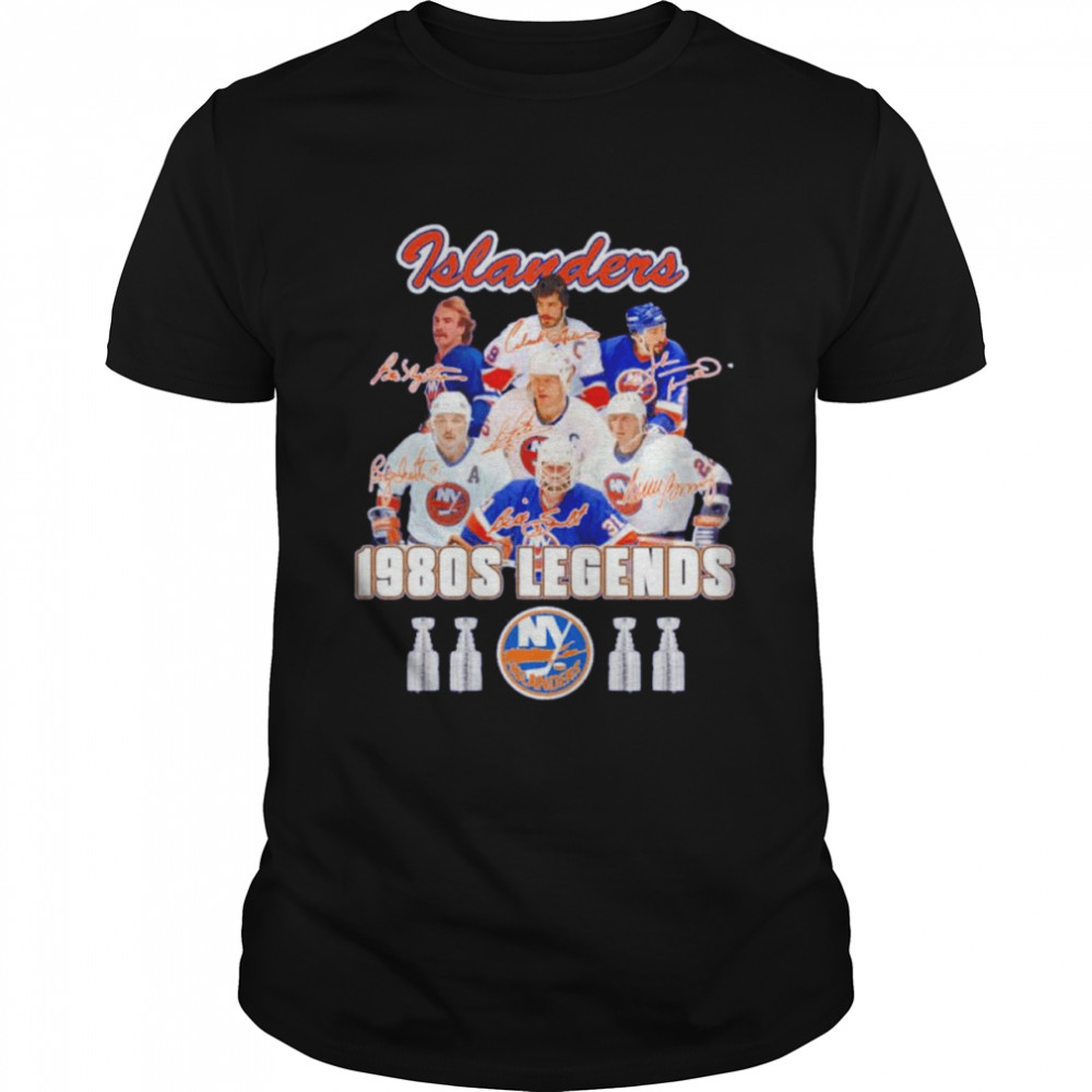 York Islanders 1980S Legends Signatures Shirt