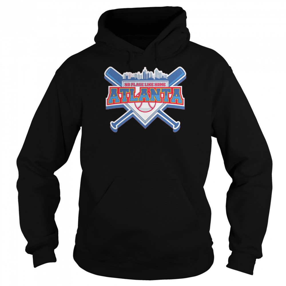 No Place Like Home Atlanta Baseball T-Shirt 4 » Cool Gifts for You - Mfamilygift No Place Like Home Atlanta Baseball T-Shirt 4