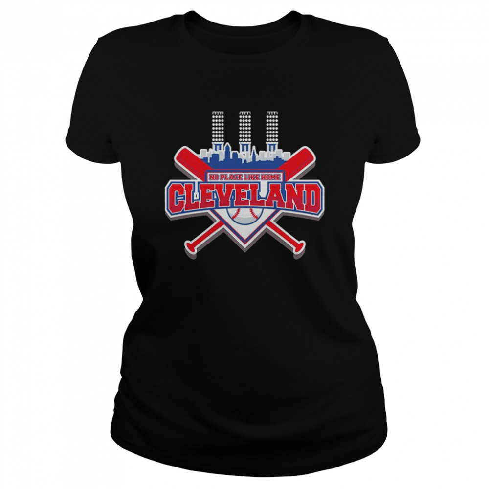 No Place Like Home Cleveland Baseball T-Shirt 1 » Cool Gifts for You - Mfamilygift No Place Like Home Cleveland Baseball T-Shirt 1