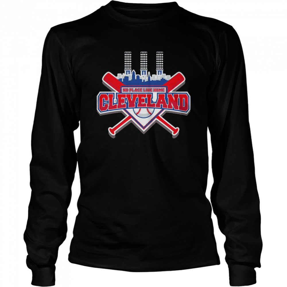 No Place Like Home Cleveland Baseball T-Shirt 2 » Cool Gifts for You - Mfamilygift No Place Like Home Cleveland Baseball T-Shirt 2
