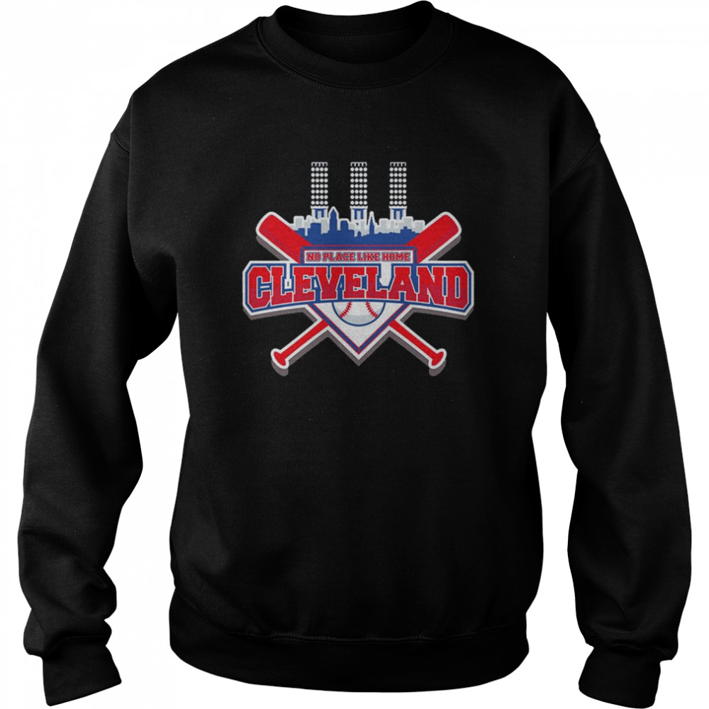 No Place Like Home Cleveland Baseball T-Shirt 3 » Cool Gifts for You - Mfamilygift No Place Like Home Cleveland Baseball T-Shirt 3