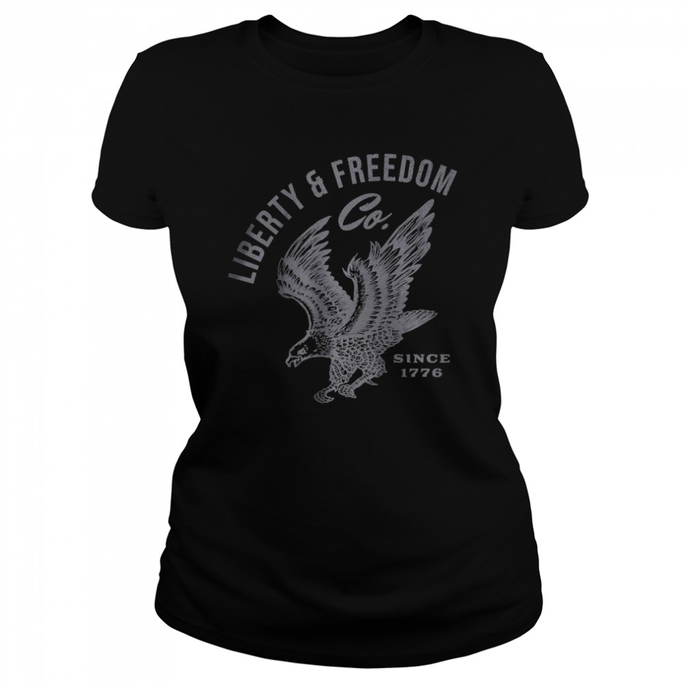 Patriotic Bald Eagle Liberty And Freedom Co Since 1776 T-Shirt 1 » Cool Gifts for You - Mfamilygift Patriotic Bald Eagle Liberty And Freedom Co Since 1776 T-Shirt 1