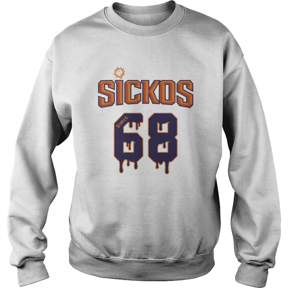 Phoenix Suns Sickos Since 68 Shirt 3 » Cool Gifts for You - Mfamilygift Phoenix Suns Sickos Since 68 Shirt 3