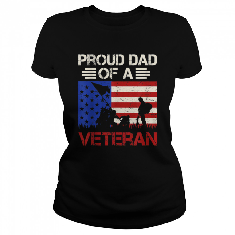 Proud Dad Of A Veteran Soldier U.S. Flag T-Shirt B09zp65nkr 1 » Cool Gifts for You - Mfamilygift Proud Dad Of A Veteran Soldier U.S. Flag T-Shirt B09zp65nkr 1