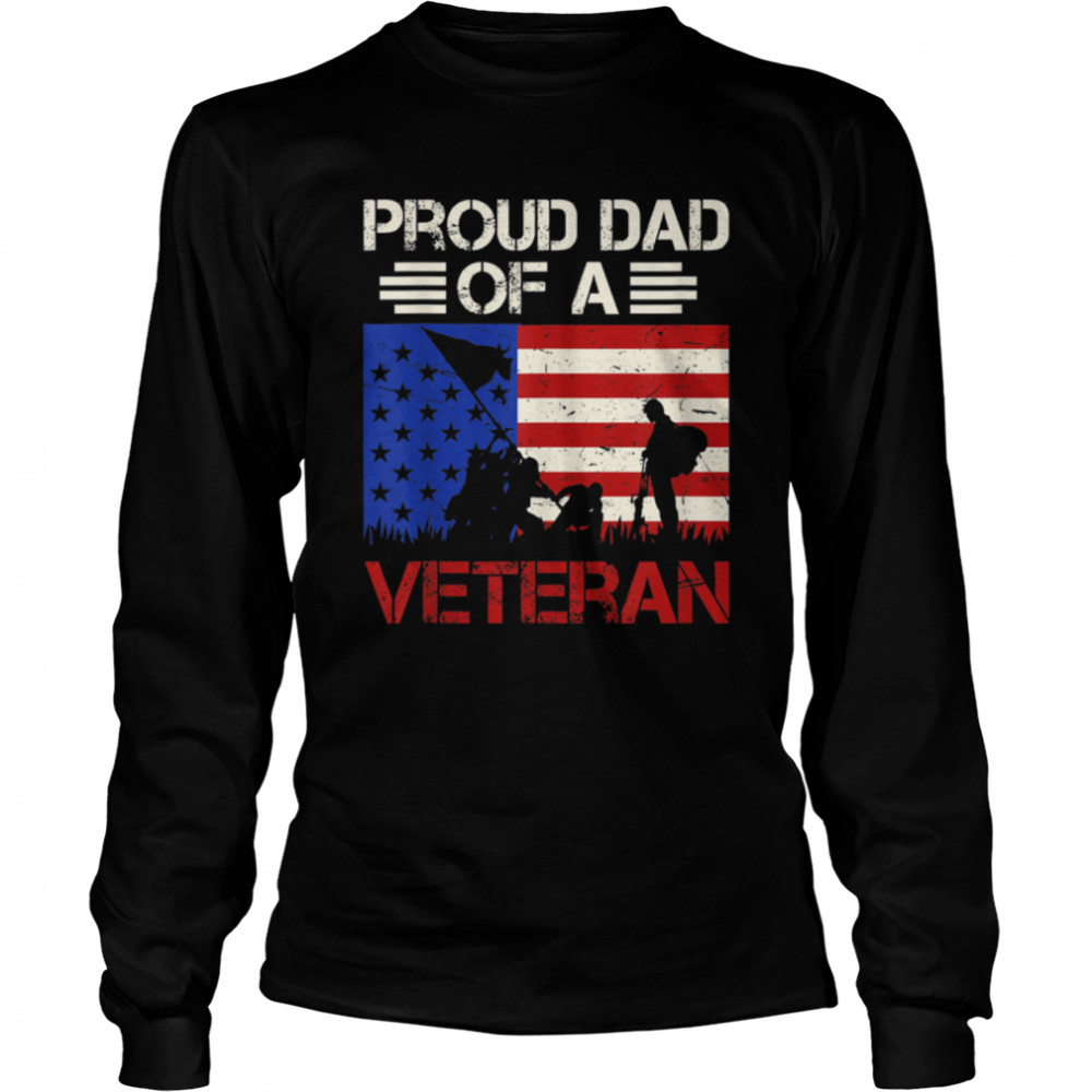 Proud Dad Of A Veteran Soldier U.S. Flag T-Shirt B09zp65nkr 2 » Cool Gifts for You - Mfamilygift Proud Dad Of A Veteran Soldier U.S. Flag T-Shirt B09zp65nkr 2