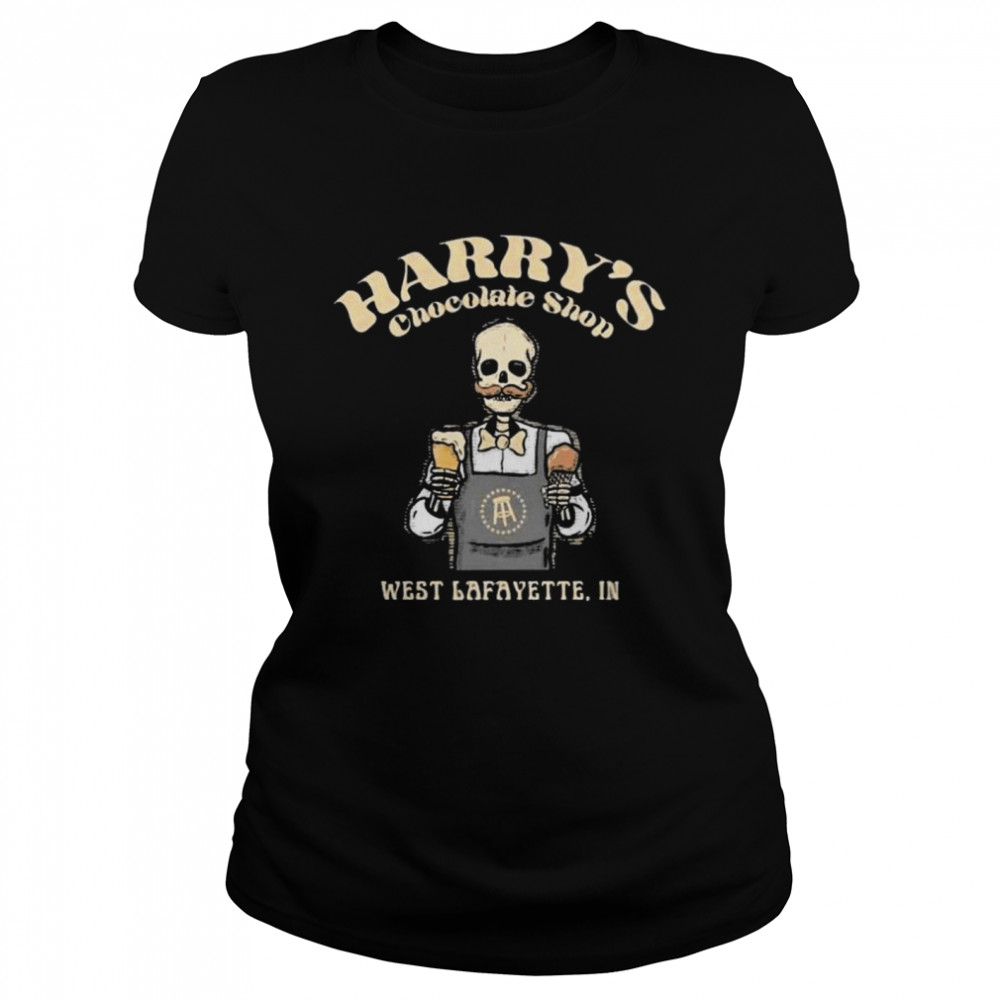 Harry’S Chocolate Shop West Lafayette T-Shirt 1 » Cool Gifts for You - Mfamilygift Harry’S Chocolate Shop West Lafayette T-Shirt 1