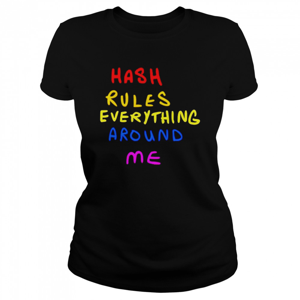 Hash Rules Everything Around Me Shirt 1 » Cool Gifts for You - Mfamilygift Hash Rules Everything Around Me Shirt 1
