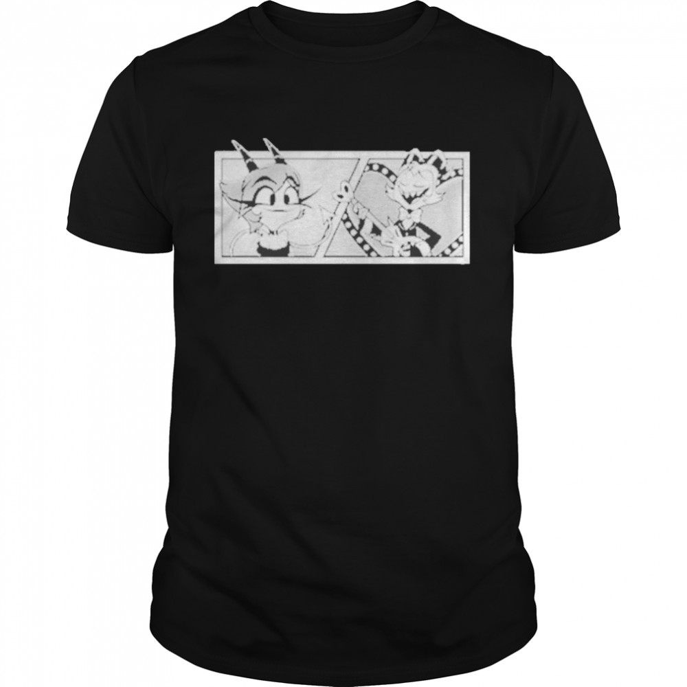 Hazbin Hotel Moxxie + Millie T-Shirt Hazbin Hotel Moxxie + Millie T-Shirt