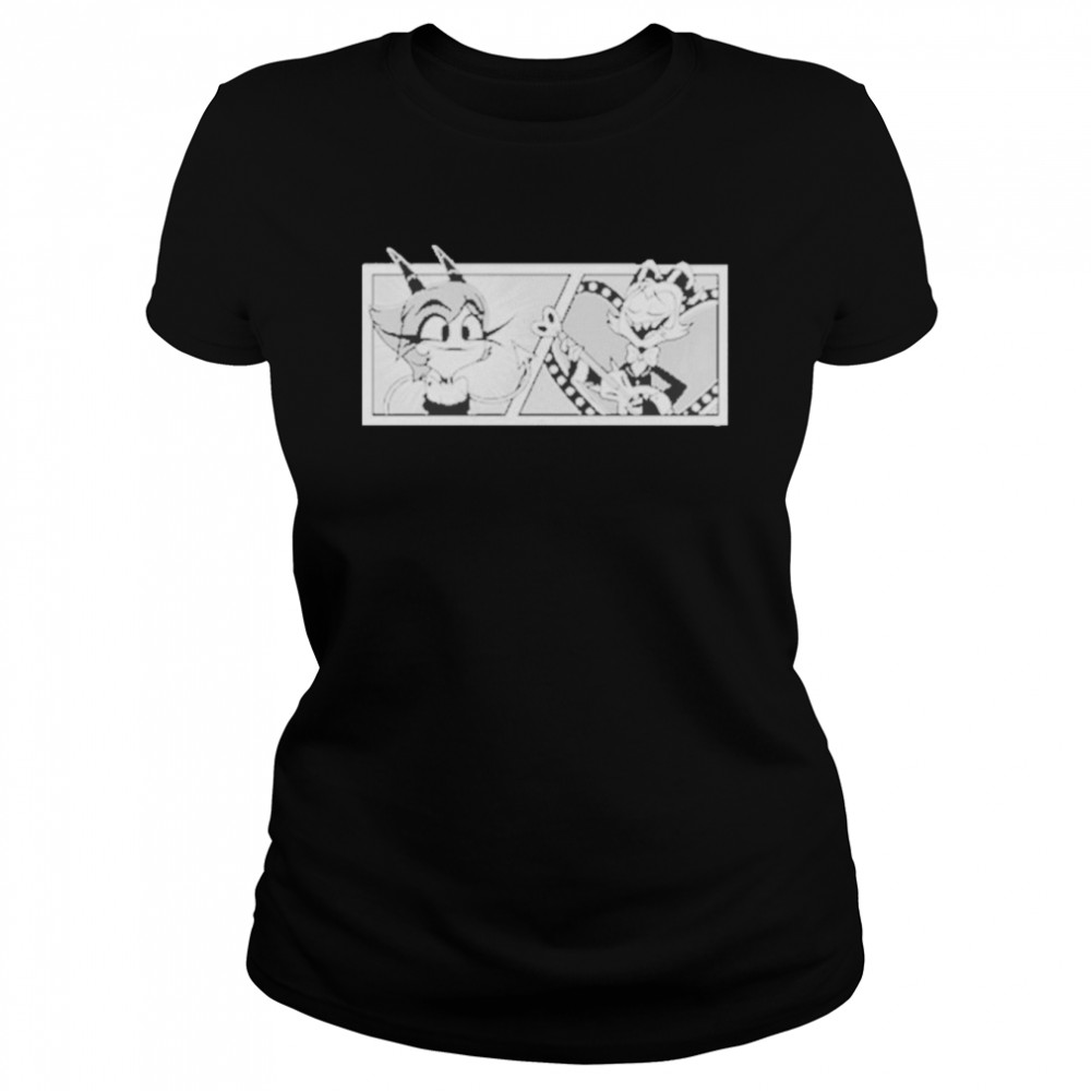 Hazbin Hotel Moxxie + Millie T-Shirt 1 » Cool Gifts for You - Mfamilygift Hazbin Hotel Moxxie + Millie T-Shirt 1