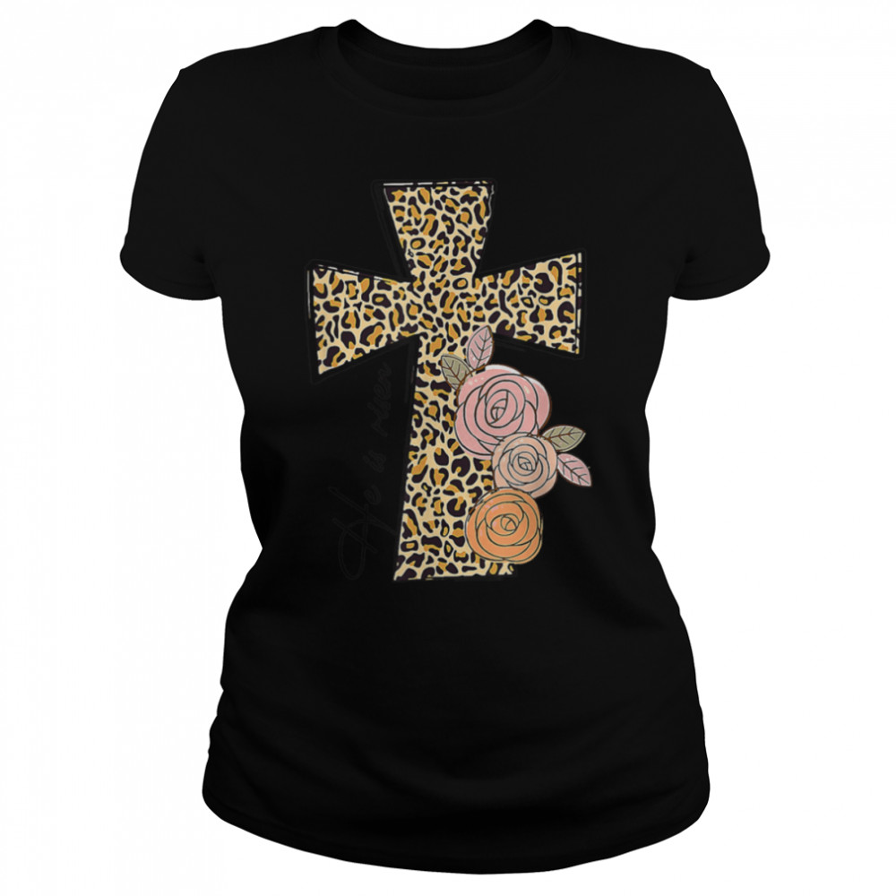 He Is Risen Leopard Christian Jesus Cross Happy Easter Day T-Shirt B09vytgmkg 1 » Cool Gifts for You - Mfamilygift He Is Risen Leopard Christian Jesus Cross Happy Easter Day T-Shirt B09vytgmkg 1