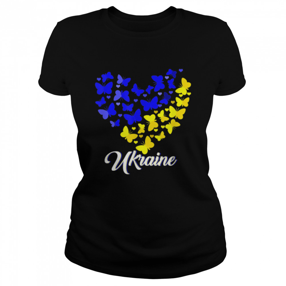 Heart Heart Ukraine Shirt Butterfly I Stand With Ukraine T-Shirt B09w5jrjn1 1 » Cool Gifts for You - Mfamilygift Heart Heart Ukraine Shirt Butterfly I Stand With Ukraine T-Shirt B09w5jrjn1 1
