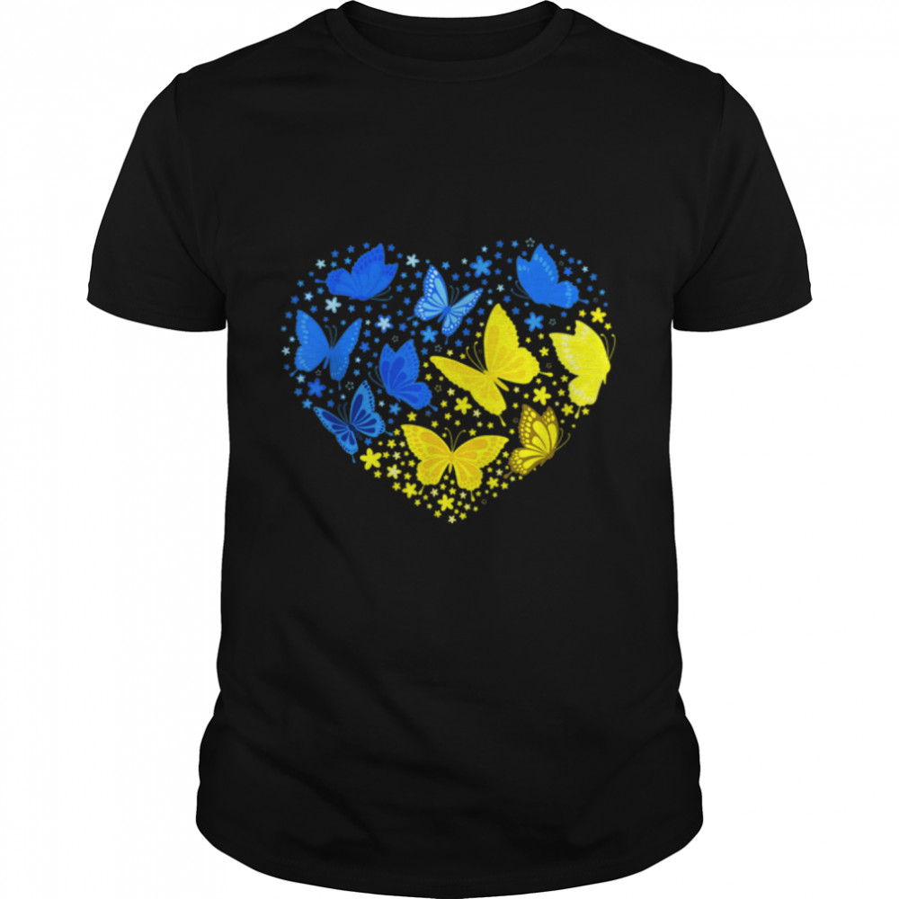 Heart Heart Ukraine Shirt Butterfly I Stand With Ukraine T-Shirt B09w5k2hk7 Heart Heart Ukraine Shirt Butterfly I Stand With Ukraine T-Shirt B09w5k2hk7