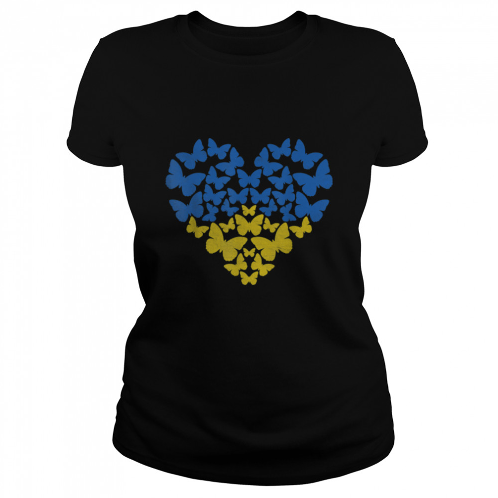 Heart Ukraine Shirt Butterfly Ukrainian Pride Heart T-Shirt B09w5rq7vh 1 » Cool Gifts for You - Mfamilygift Heart Ukraine Shirt Butterfly Ukrainian Pride Heart T-Shirt B09w5rq7vh 1