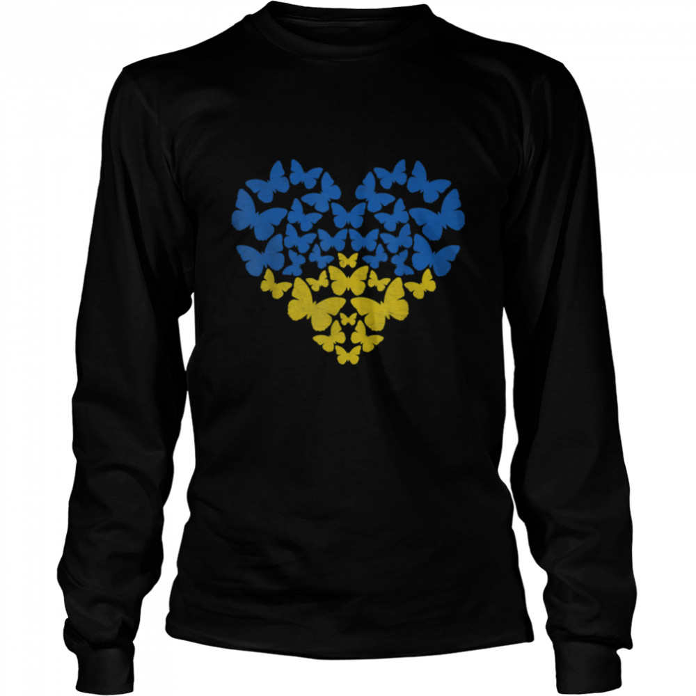 Heart Ukraine Shirt Butterfly Ukrainian Pride Heart T-Shirt B09w5rq7vh 2 » Cool Gifts for You - Mfamilygift Heart Ukraine Shirt Butterfly Ukrainian Pride Heart T-Shirt B09w5rq7vh 2