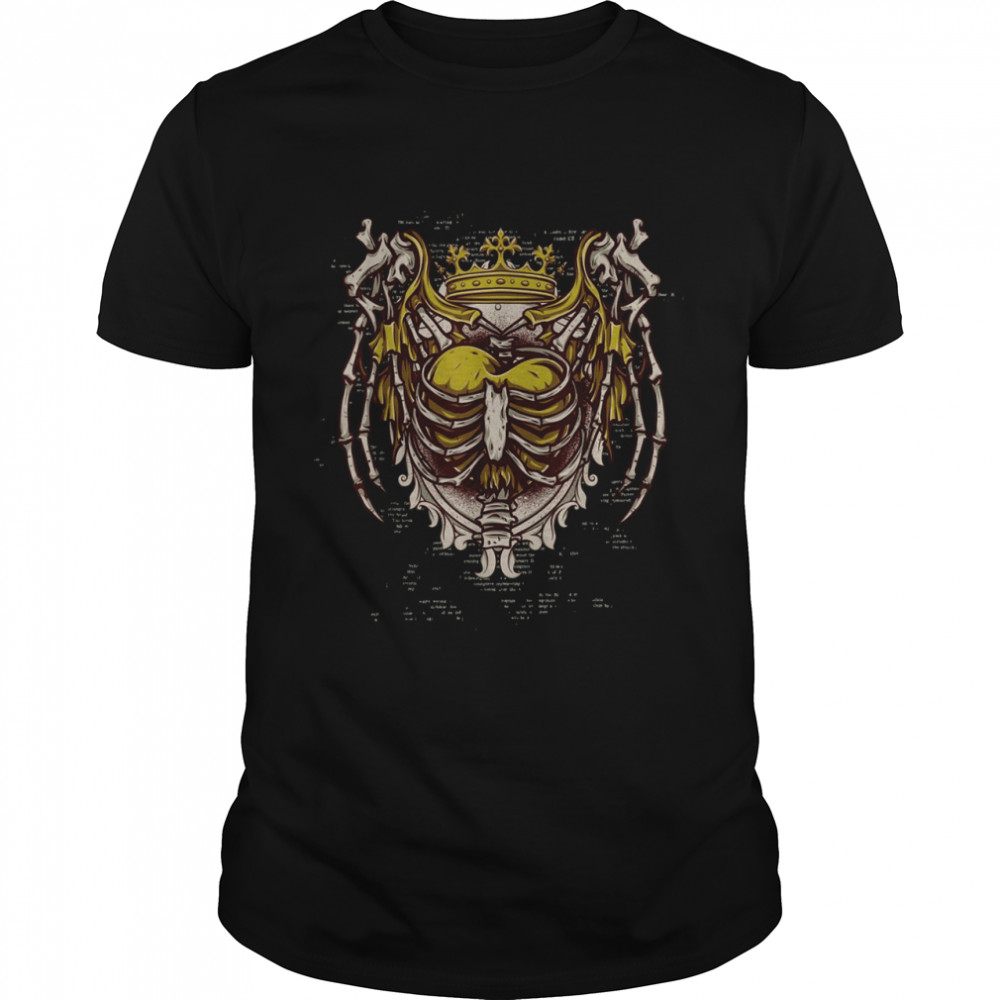 Heart With A Crown Trapped In A Rib Cage Shirt Heart With A Crown Trapped In A Rib Cage Shirt