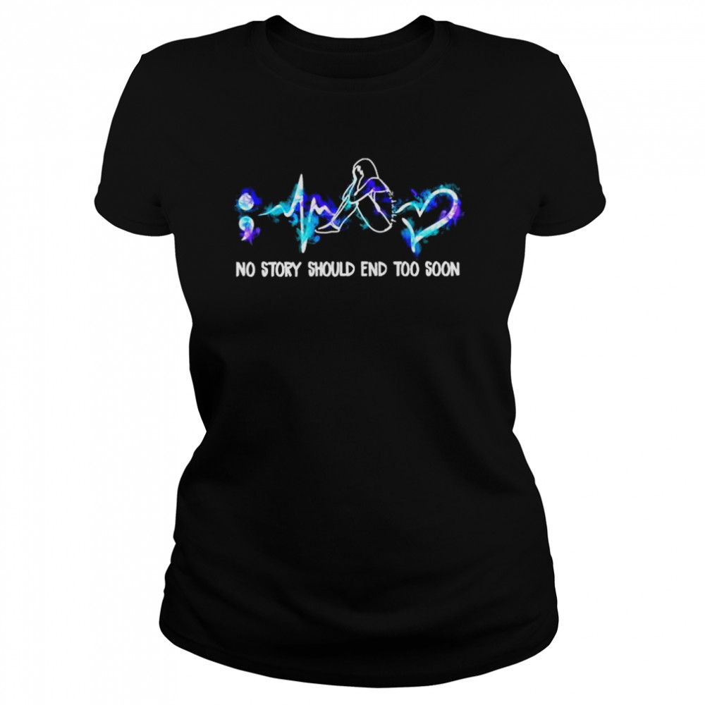 Heartbeat No Story Should End Too Soon Shirt 1 » Cool Gifts for You - Mfamilygift Heartbeat No Story Should End Too Soon Shirt 1