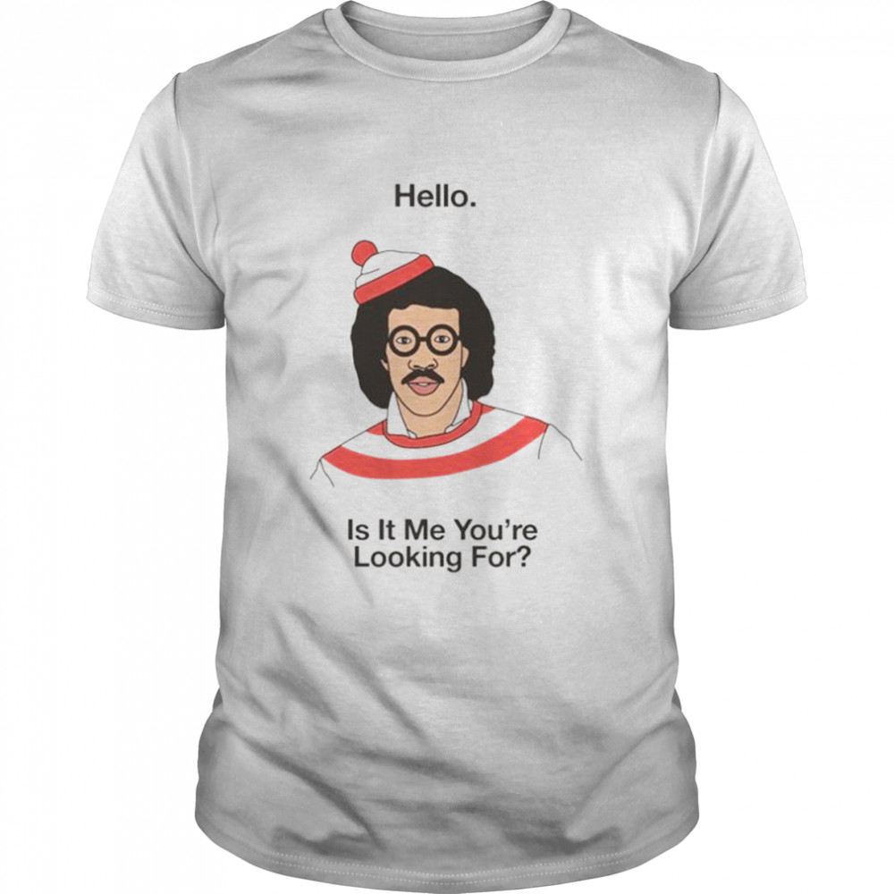 Hello Lionel Richie Waldo T-Shirt Hello Lionel Richie Waldo T-Shirt