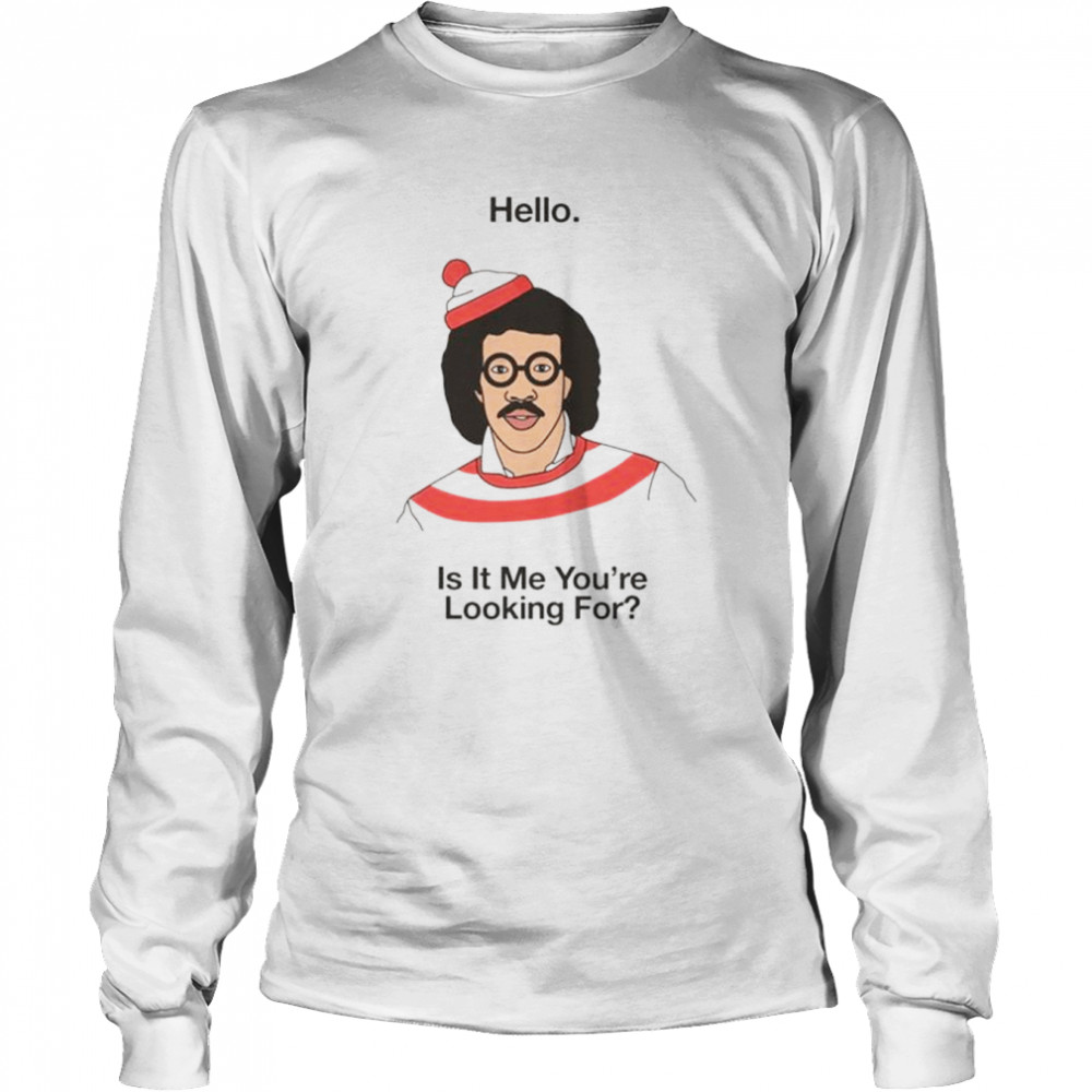 Hello Lionel Richie Waldo T-Shirt 2 » Cool Gifts for You - Mfamilygift Hello Lionel Richie Waldo T-Shirt 2