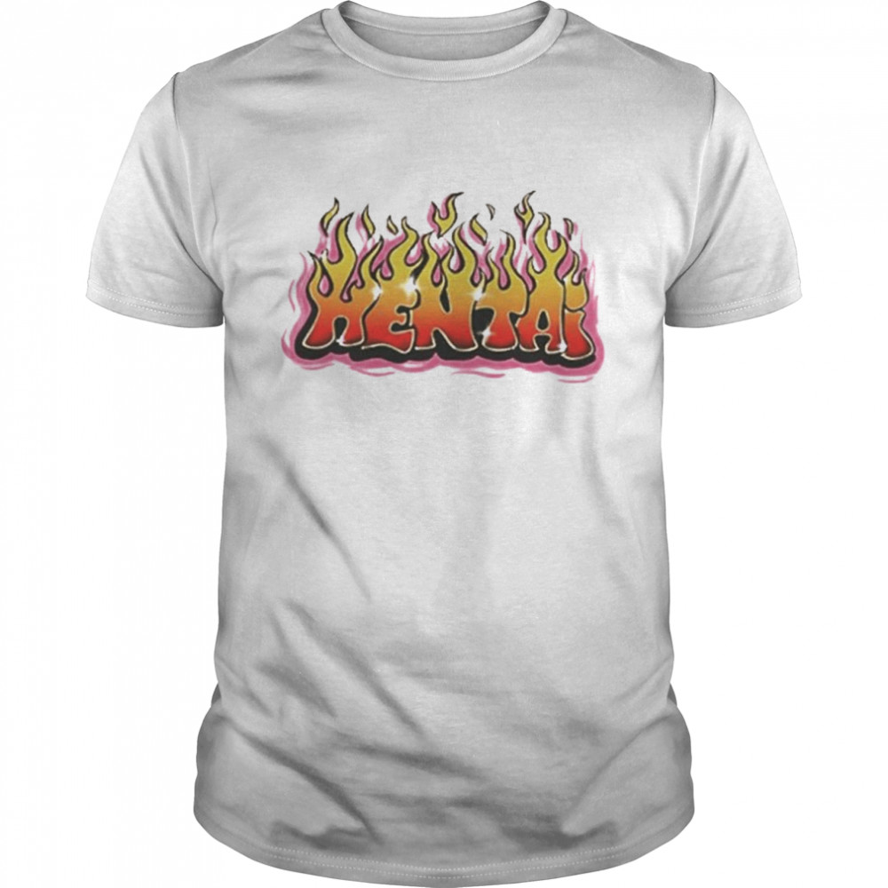 Hentai Graffiti Flames T-Shirt Hentai Graffiti Flames T-Shirt