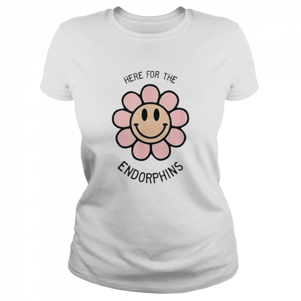Here For The Endorphins Flower Shirt 1 » Cool Gifts for You - Mfamilygift Here For The Endorphins Flower Shirt 1