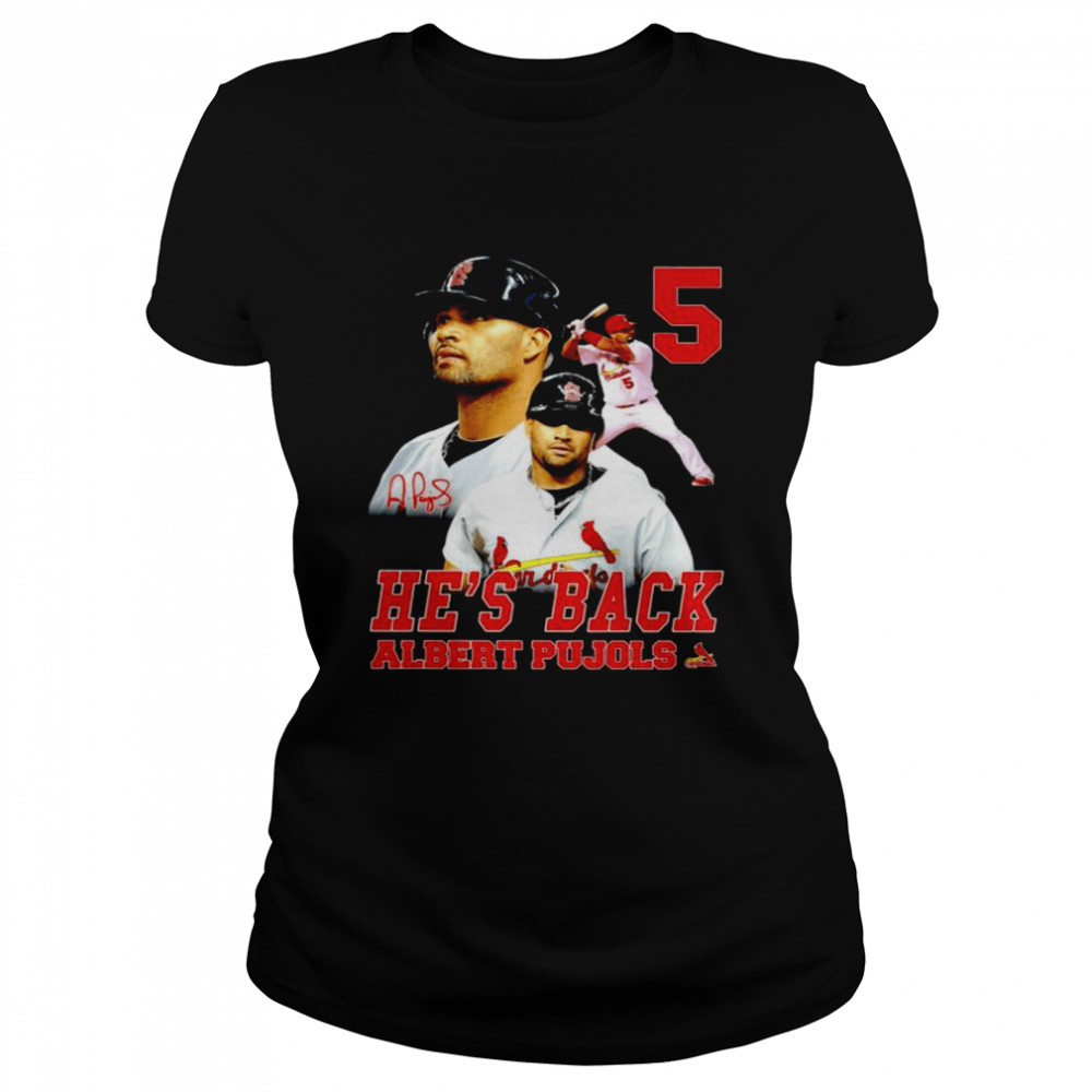 He’S Back Albert Pujols Shirt 1 » Cool Gifts for You - Mfamilygift He’S Back Albert Pujols Shirt 1