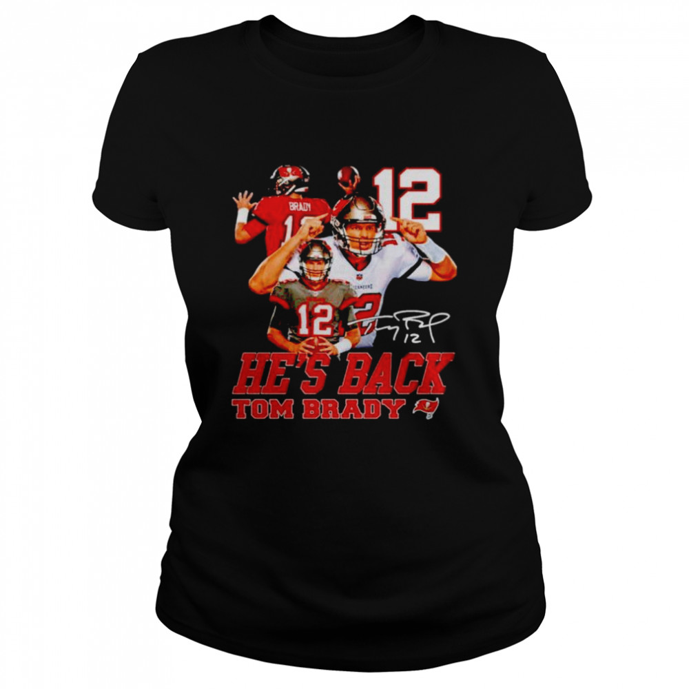 He’S Back Tom Brady Signature Shirt 1 » Cool Gifts for You - Mfamilygift He’S Back Tom Brady Signature Shirt 1