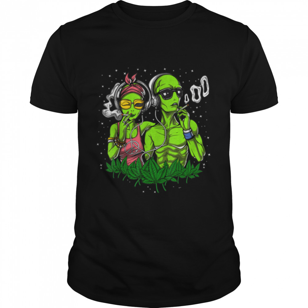 Hippe Aliens Smoking Marijuana Weed Cannabis T-Shirt B09w91jkjx Hippe Aliens Smoking Marijuana Weed Cannabis T-Shirt B09w91jkjx