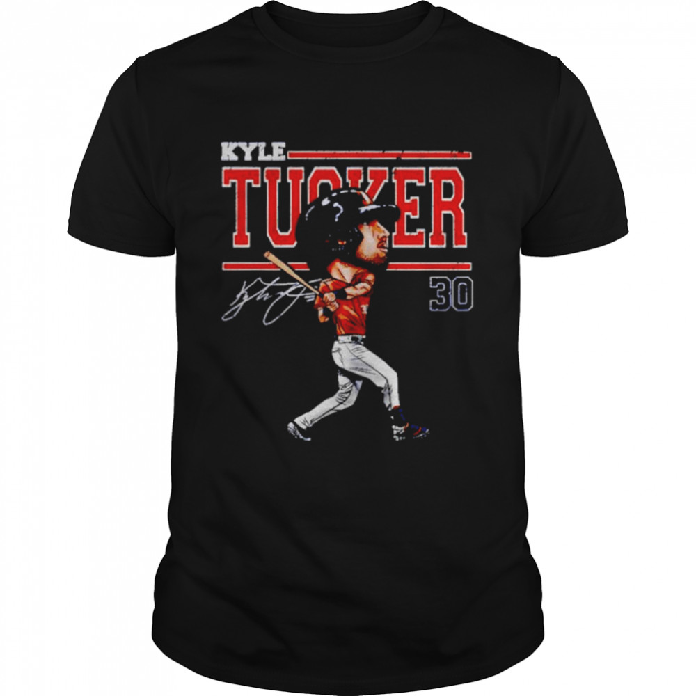Houston Astros Kyle Tucker Cartoon Signature Shirt Houston Astros Kyle Tucker Cartoon Signature Shirt