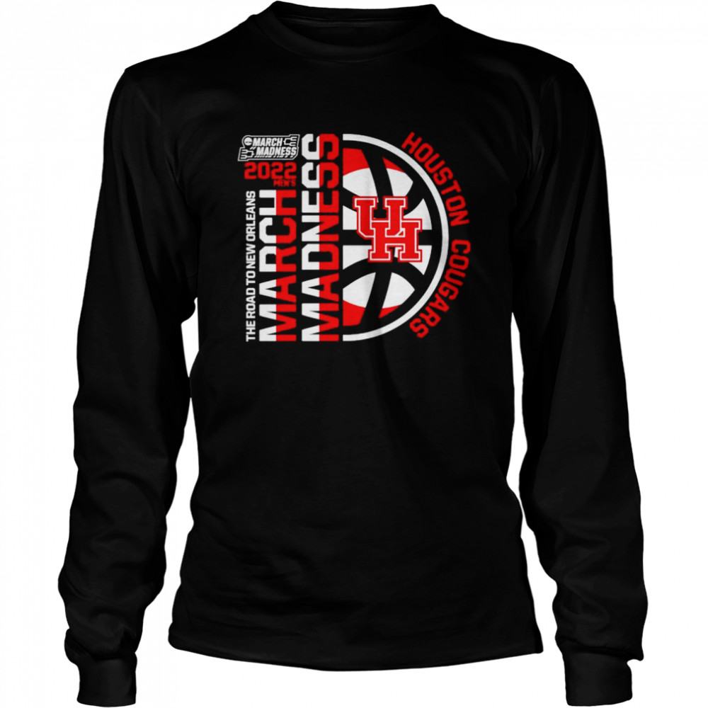 Houston Cougars 2022 Ncaa March Madness Tournament The Road To Orleans Shirt 2 » Cool Gifts for You - Mfamilygift Houston Cougars 2022 Ncaa March Madness Tournament The Road To Orleans Shirt 2