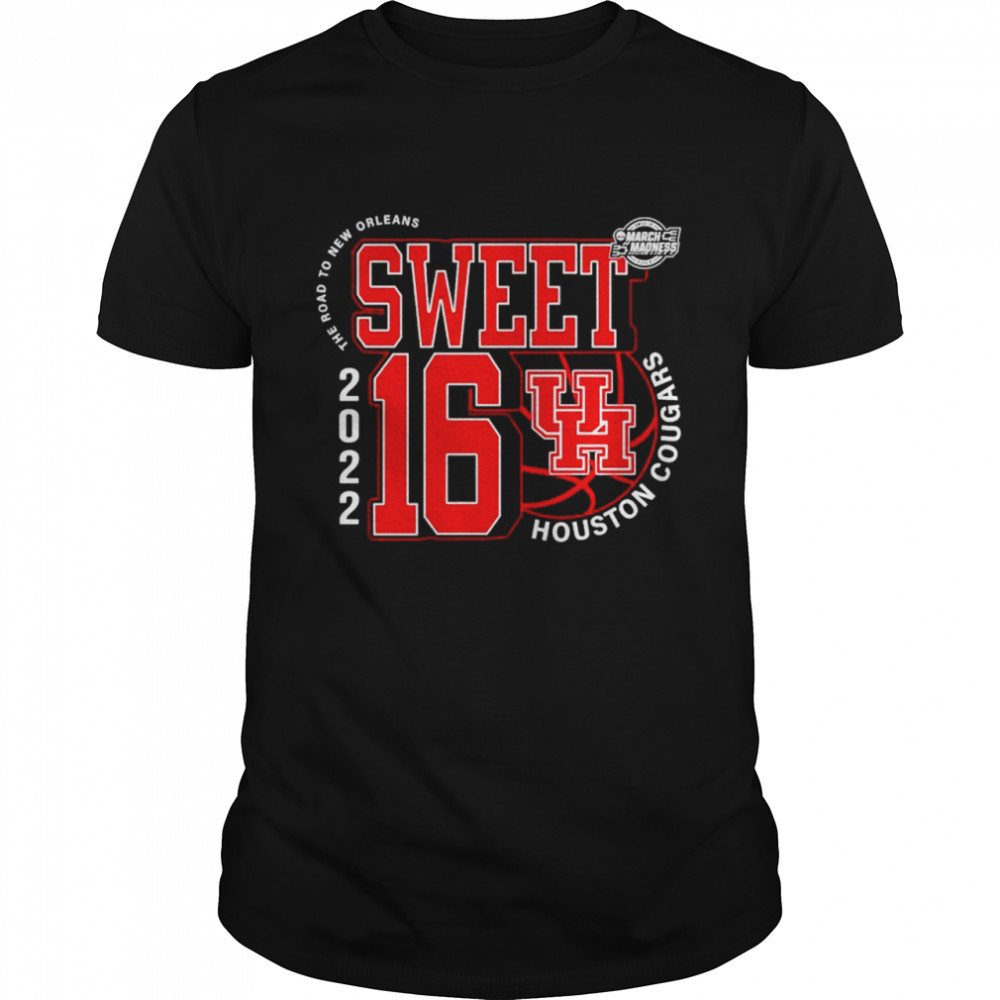Houston Cougars Sweet 16 Ncaa Men’S Basketball 2022 Shirt