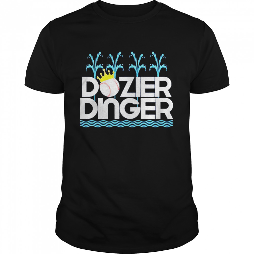 Hunter Dozier Dinger Kc Baseball Shirt Hunter Dozier Dinger Kc Baseball Shirt