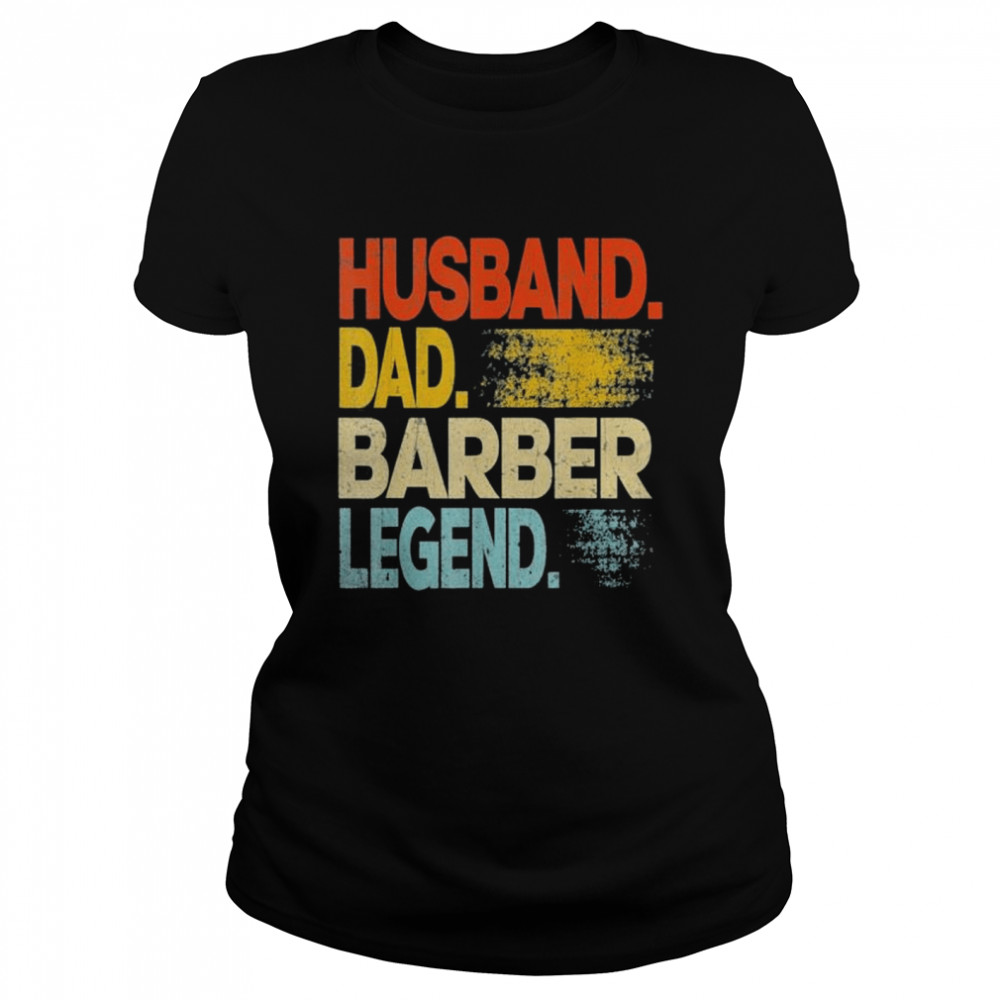 Husband Dad Barber Legend Vintage Father’S Day Shirt 1 » Cool Gifts for You - Mfamilygift Husband Dad Barber Legend Vintage Father’S Day Shirt 1