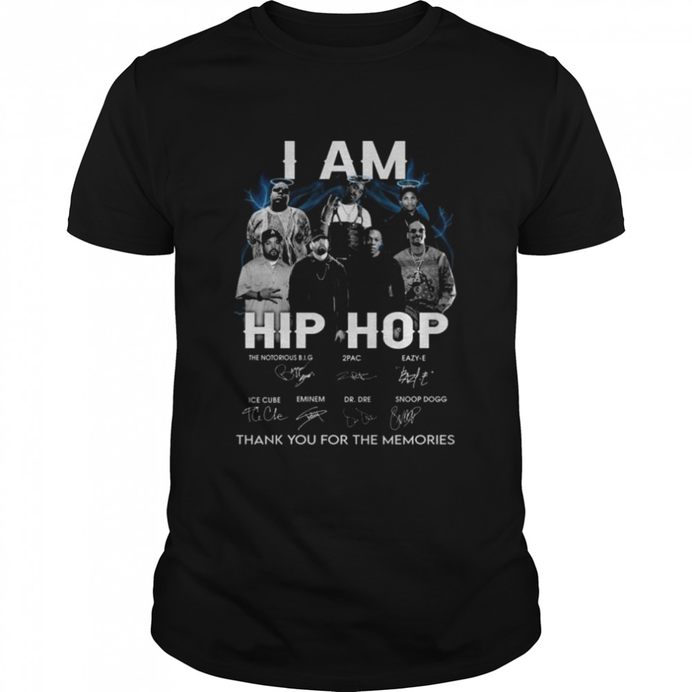 I Am Hip Hop 2022 Thank You For The Memories Signatures Shirt I Am Hip Hop 2022 Thank You For The Memories Signatures Shirt